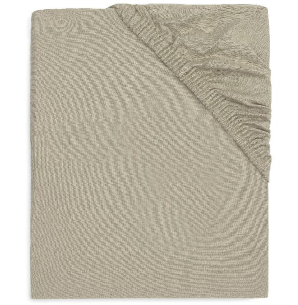 Jollein | Hoeslaken 100% Katoen Olive Green Groen 60x120cm