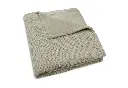 DEKEN, 100x150cm, TOG 2.0, Basic, olive green, Knit, uni/uni, tricot/coral fleece, voor babybed, 2023-2024
