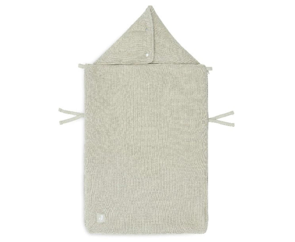 Jollein | Voetenzak vr Autostoel Groep 0+ Basic Knit Olive Green Uni Groen