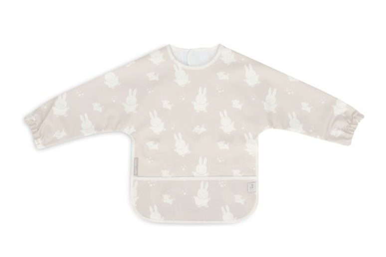 SLABBETJE, Miffy & Snuffy nougat, velcrosl., PVC, met mouwen, met kruimelv., waterdicht, 1 stuk(s), 2023