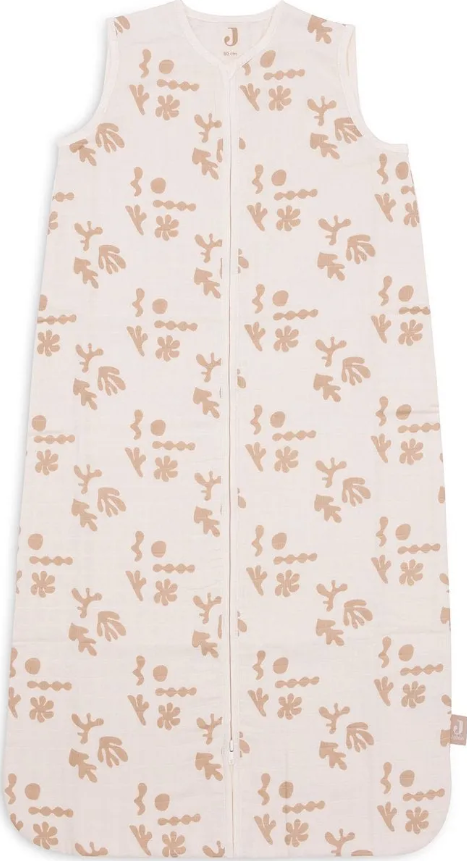 Jollein | Slaapzak 110cm, ZM, 0.5TOG, Funky biscuit, bruin, all over zeewierprint, tetra, klassiek model,