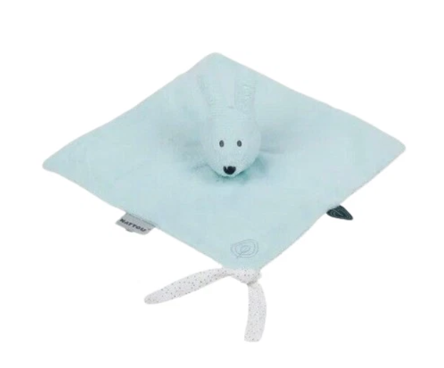 Nattou | Knuffeldoek Doudou Bonnie the bunny Luna & Axel Mint groen