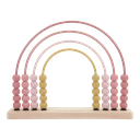 Little Dutch | Telraam Regenboog Pink Hout/Metaal +12M