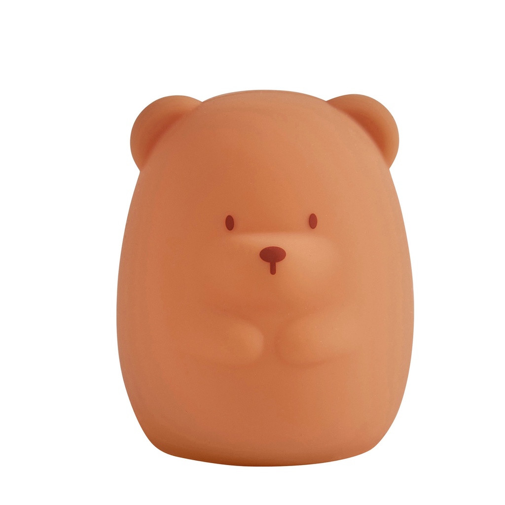 Nattou | Nachtlamp Charlie Bear Draadloos Siliconen Bruin 12cm