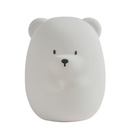 Nattou | Nachtlamp Bear Silicon Draadloos White 15cm