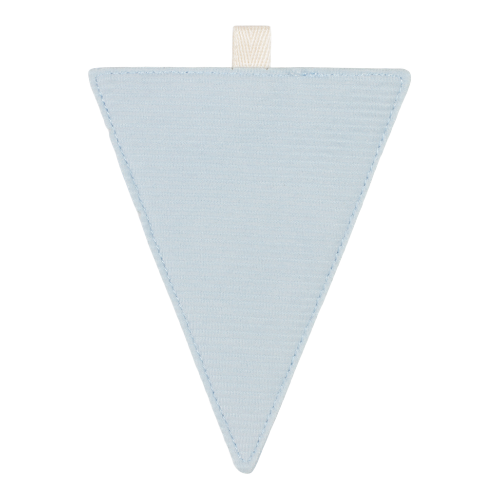 Little Dutch | Vlaggenlijn Textiel Vlag Geribbeld Blauw 12cm 