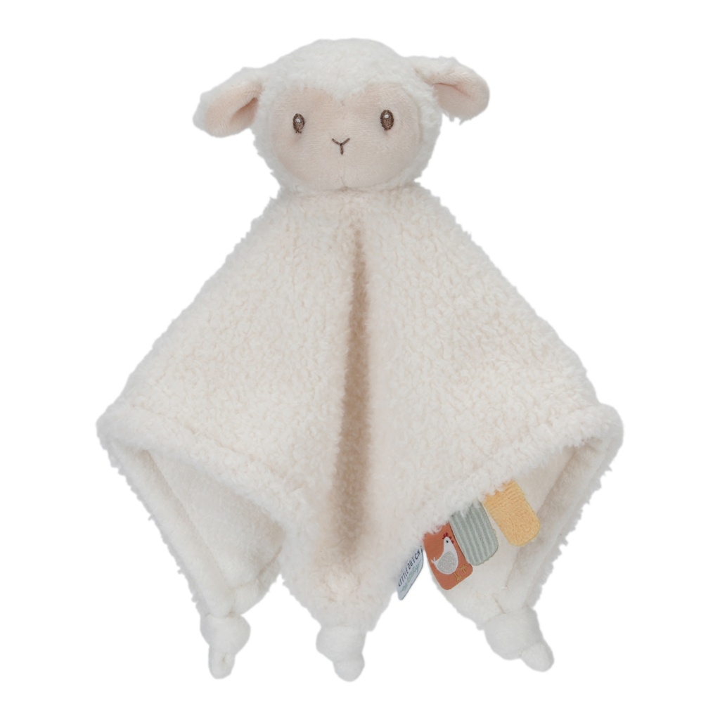 Little Dutch | Knuffeldoek Little Farm Schaap Ecru +0M