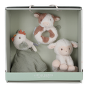 Little Dutch | Giftset Little Farm Pluche Knuffel Kip/Schaap/Koe +0M