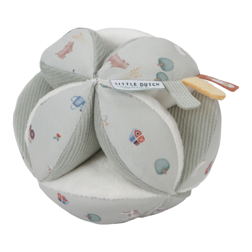 Little Dutch | Grijpbal Little Farm Groen +0m