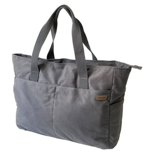 VERZORGINGSTAS, Mama Bag Lova, grey, grijs, uni, canvas, +luiermat, +isothermische flessenhouder, 2022