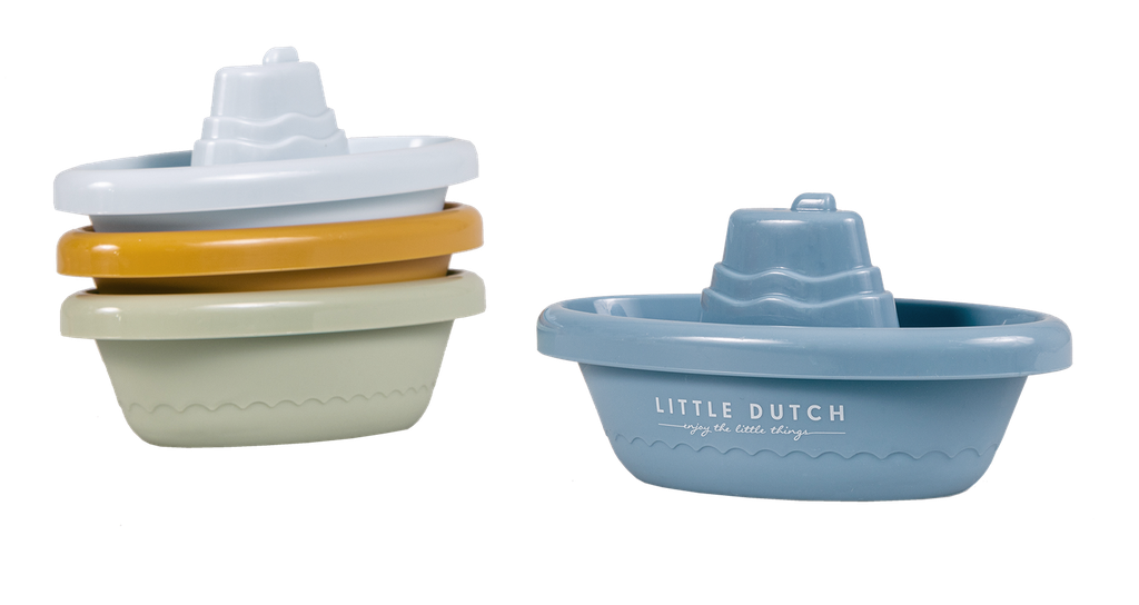 Little Dutch | Badspeelgoed Badbootjes Blauw