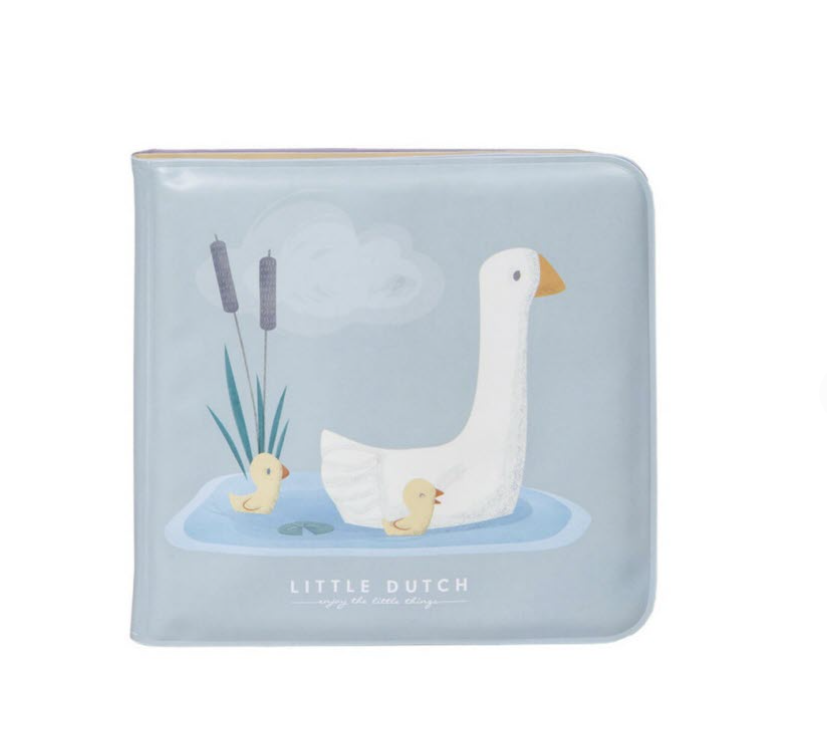 Little Dutch | Badspeelgoed Gans Badboekje Blauw 