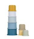 Little Dutch | Stapelpyramide Stapelbekers Blauw +6M