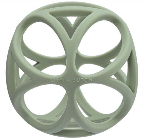 Little Dutch | Bal Grijpbal Groen Silicone