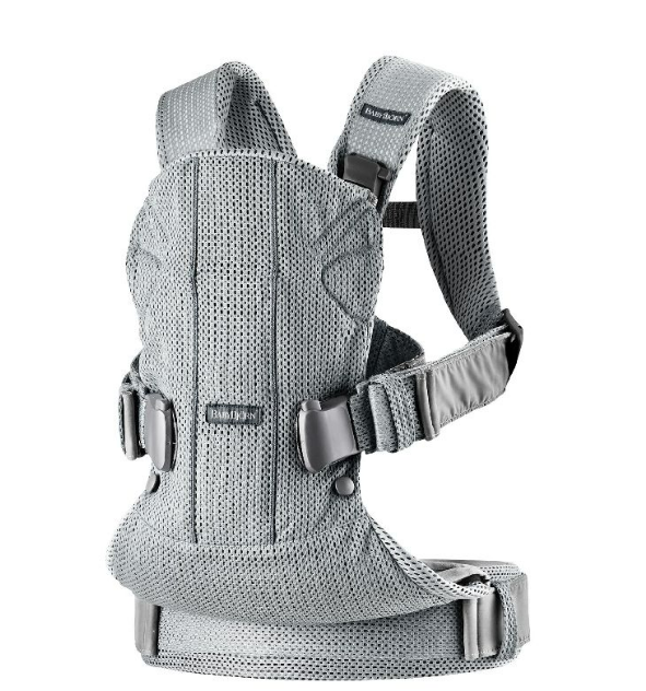 BabyBjorn | Babybuidel Mesh One Air polyester/3-D mesh 3.5kg-15kg Silver 