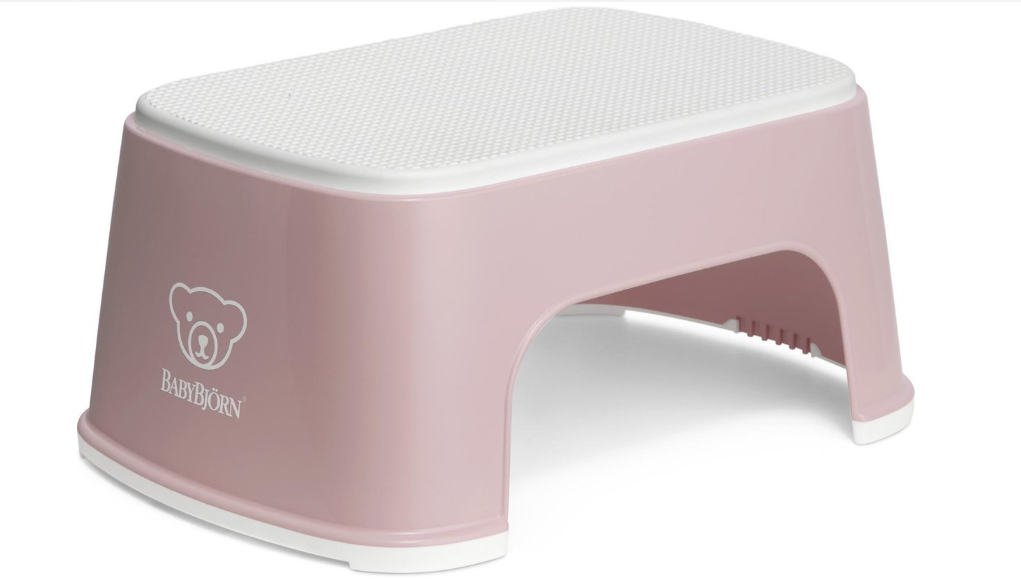 BabyBjorn | Opstapje Step Stool Pastelroze/Wit 15,5cm