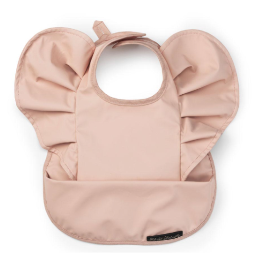 Elodie | Slabbetje met Opvangbakje Powder Pink