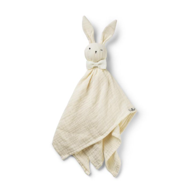 KNUFFELDOEK / DOUDOU, Blinkie, Bonnie, white, wit, konijn, textiel, vanaf 0 maand, 2023
