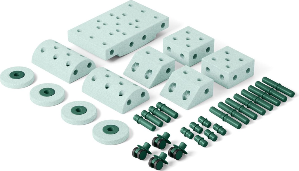 Modu | Blokken Curiosity Kit Ocean Mint/Forest Green 