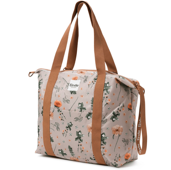 VERZORGINGSTAS, Soft Shell, meadow blossom, ecru/multikleur, aom weide bloesem, polyester, +luiermat, 2023