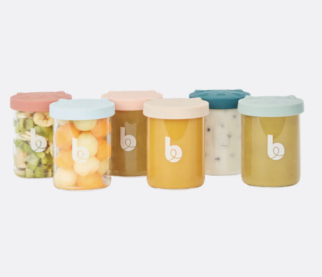 Babymoov | Bewaarpotje Isy Bowls Glas/Siliconen 6x 250ml