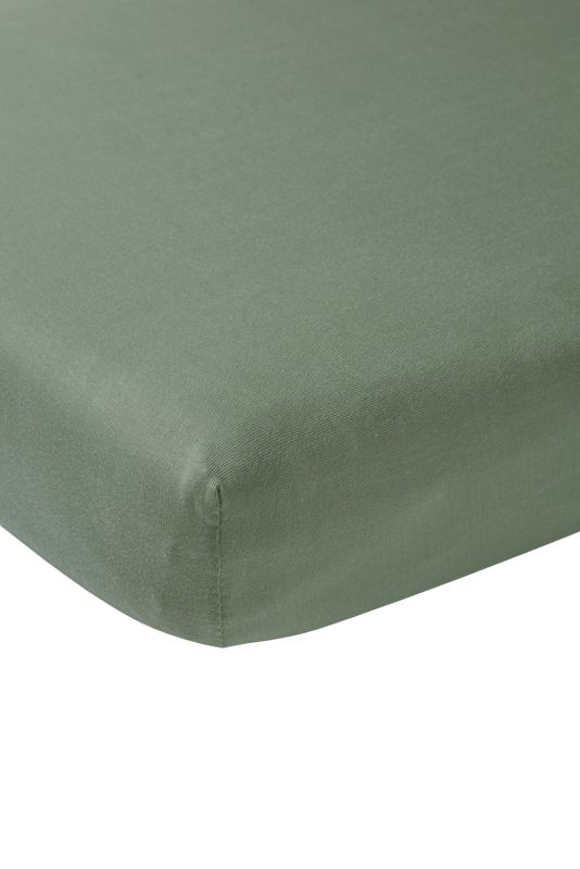 Meyco | Hoeslaken Forest Green Katoen Groen 60x120cm