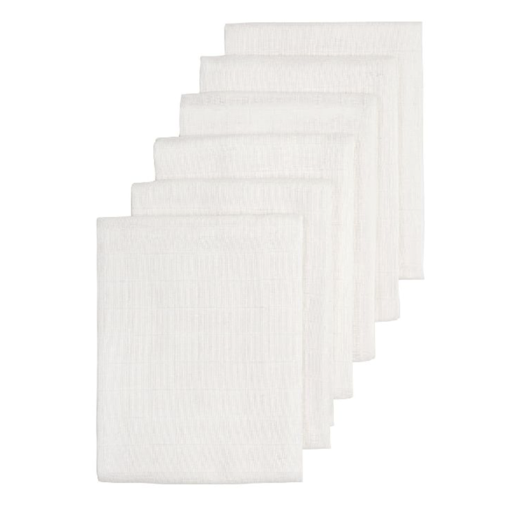 Meyco | Tetra Doek Wit 70x70 6-pack