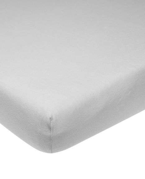 Meyco | Hoeslaken Light Grey Katoen Grijs 75x95cm