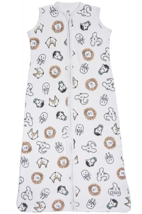 SLAAPZAK, 60cm, ZM, 0.3TOG, Animal, all over dierenprint, jersey, klassiek model, 1-laags