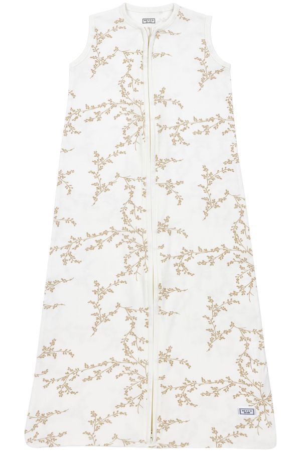 SLAAPZAK, 60cm, ZM, 0.3TOG, Branches sand, bruin/ecru, all over takkenprint, jersey, klassiek model, 1-laags