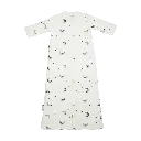 SLAAPZAK, 70cm, LM, 2.3TOG, Moon indigo, ecru, aop maan/sterren, jersery, klass. model, katoen/lichte vulling, winter