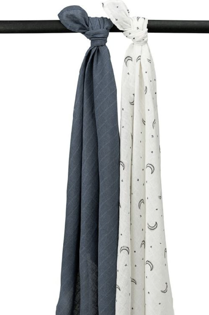 Meyco | Tetra Doek Moon Indigo Blauw 120x120 2-pack