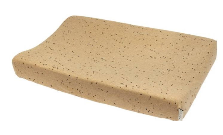 Meyco | Waskussenhoes Rib Mini Spot Jersey Toffee Bruin 50x70cm