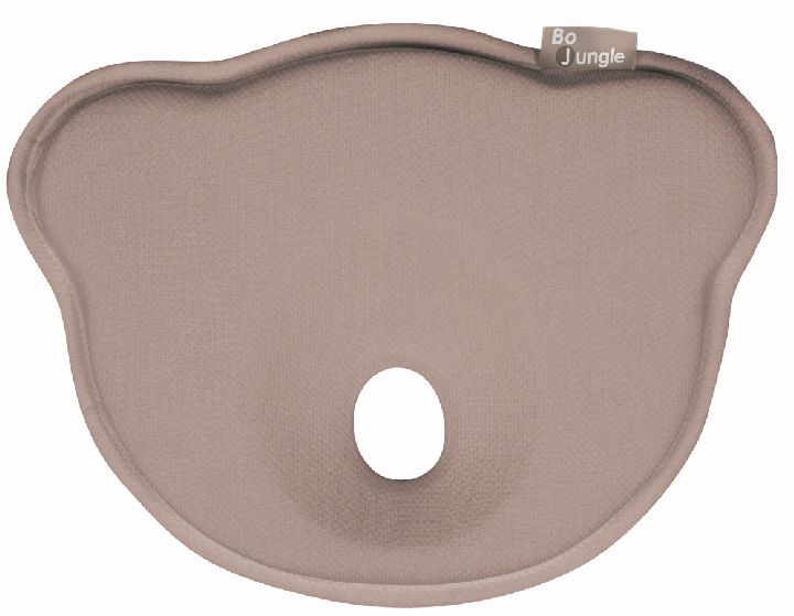 HOOFDKUSSEN, B-Cosy Head Rest, Taupe, fysiologisch kussen, beervormig, 26x21cm