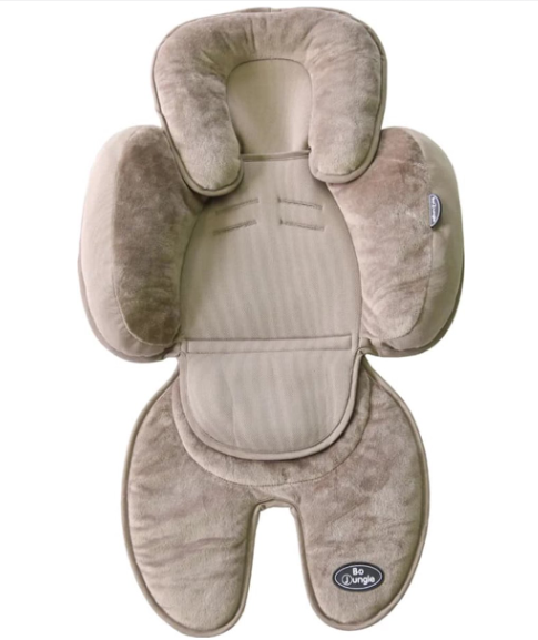 INLEGKUSSEN, B-Snooze 3 in 1, taupe, universeel, vr relax/autostoel/buggy/ wandelwagen/draagmand, 44x70 cm