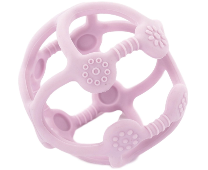BAL, B-Ball Silicone, pastel pink, roze, uni, siliconen, vanaf 4 maanden