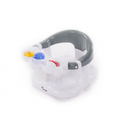 BADRING, B-Bath Seat, grey/white, wit/grijs, uni, met speeltablet, zuignappen, met speeltablet