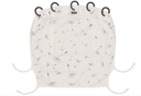 Dooky | Huifel Universal Cover Dandelion 100% Katoen UV-bestendig Wit/Grijs