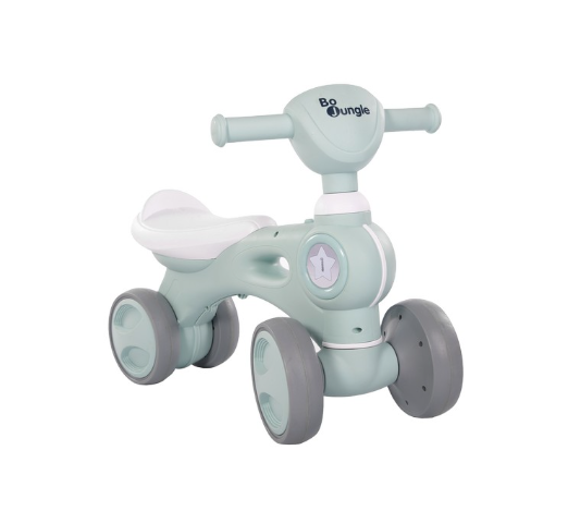 LOOPFIETS / LOOPAUTO, B-Bike Jumpy, blue , blauw, uni, kunststof, +muziek