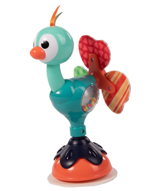 Bo Jungle | Speelgoed vr Eetstoel Cute Peacock B-Suction Toy +6m