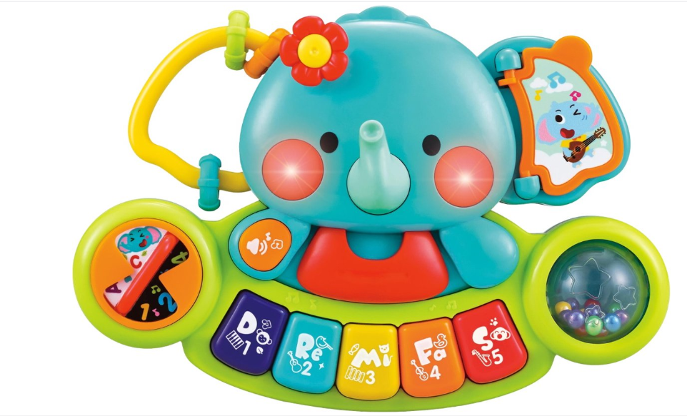 Bo Jungle | Muziekinstrument B-E 'Le' Phant Piano Kunststof +6M