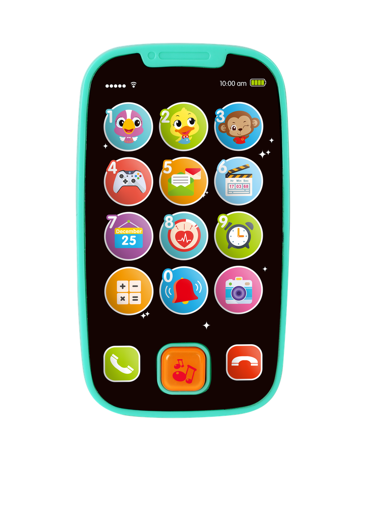 MULTIMEDIA, B-My First Smart Phone, blue , blauw, kunststof, +muziek, vanaf 12 maanden