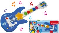 MUZIEKINSTRUMENT, Mijn eerste gitaar, Bumba, blauw/multikleur, uni, kunststof, +muziek, vanaf 12 maanden