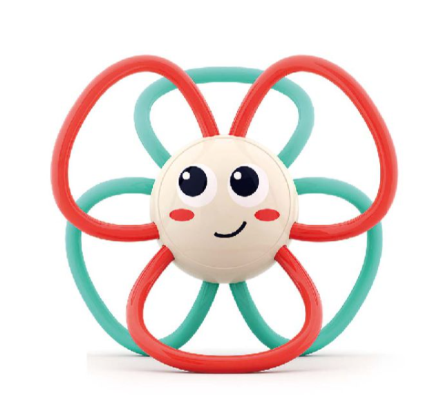 RAMMELAAR, B-Rattle Symphony Flower, multikleur, kunststof, +muziek