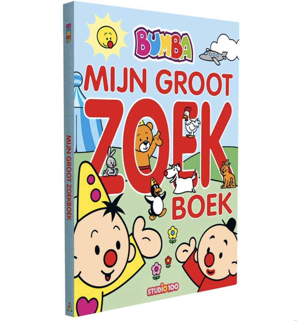 PRENTENBOEK, Mijn groot zoekboek, Bumba, multikleur, karton, vanaf 12 maanden