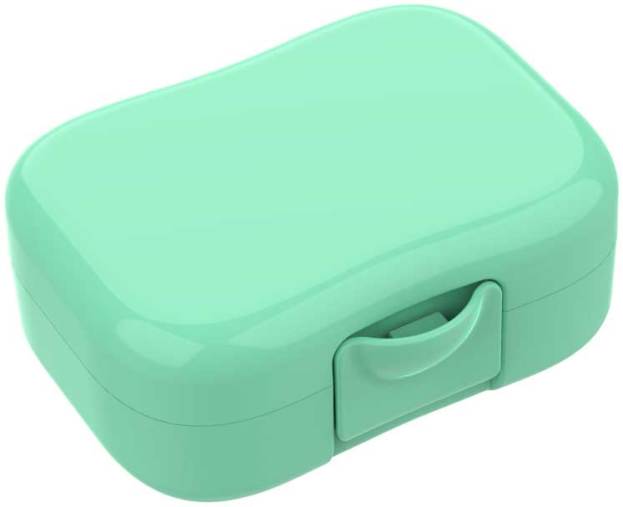 Lunch Buddies | Koekendoosje Pastel Uni Green Groen 130x95x50mm 