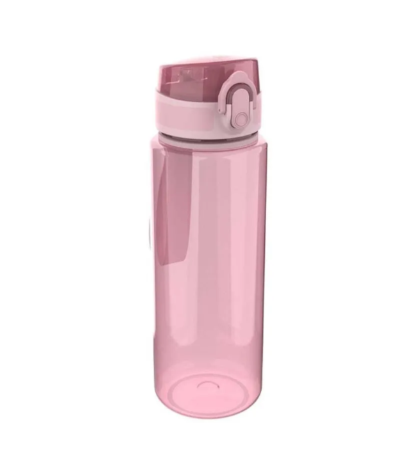 DRINKBEKER, 600 ml, waterfles ultra , Nordic, pink, roze, uni, PVC, deksel, 1 stuk(s)