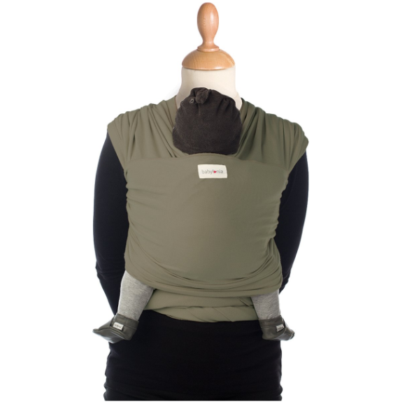 Babylonia | Draagdoek Tricot-Slen Bamboo Khaki Green Groen 