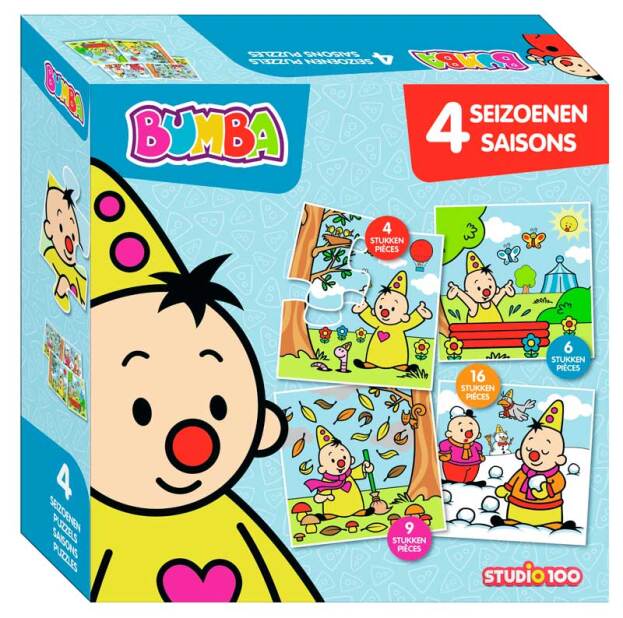 Bumba | Puzzel Seizoenen 4 in 1 +24m