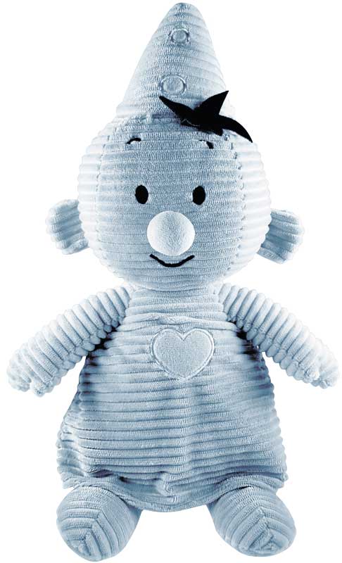 PLUCHE KNUFFEL, Bumba - 35cm, blauw, uni, textiel, vanaf 0 maand